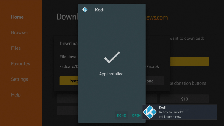 Install Kodi on Jailbroken Firestick