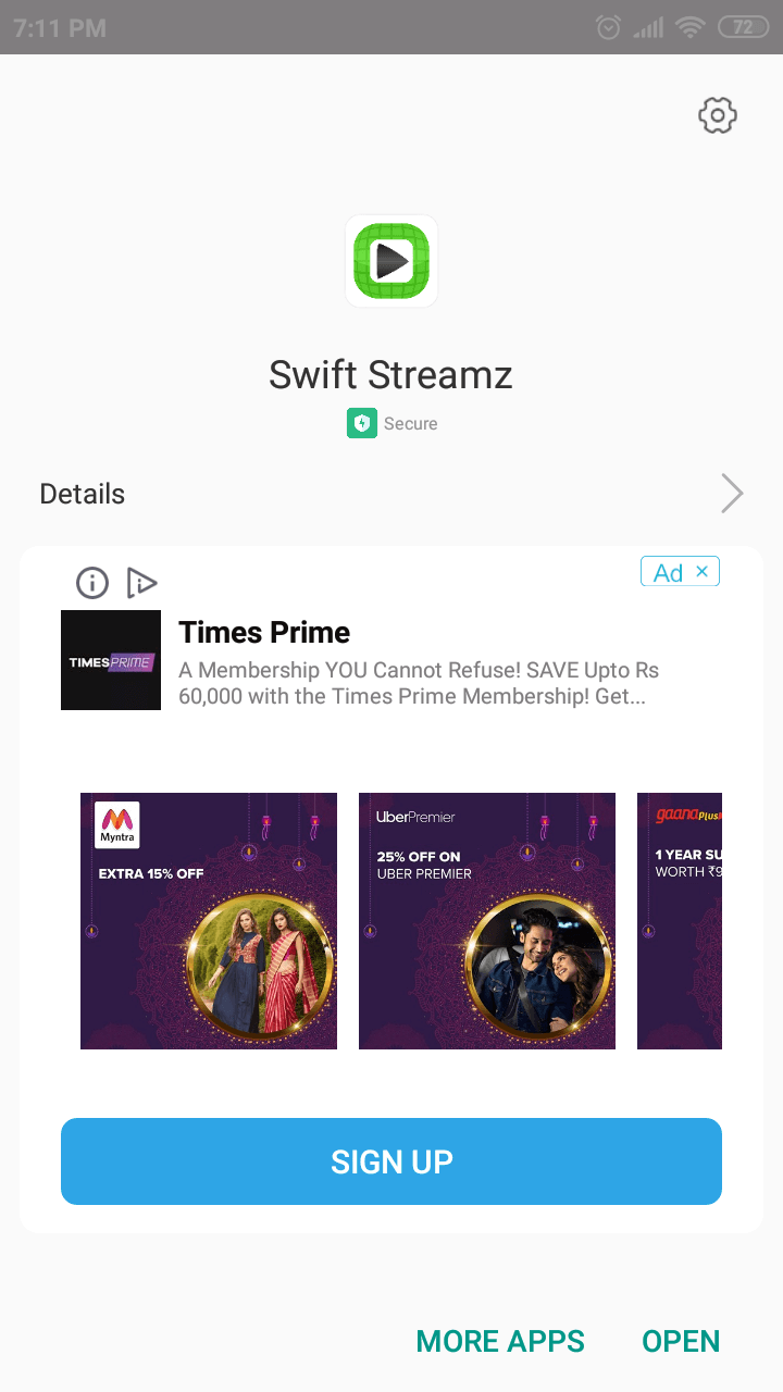 Install Swift Streamz APK