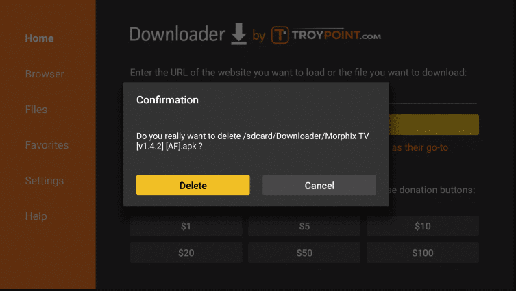 Install Morphix TV on Firestick
