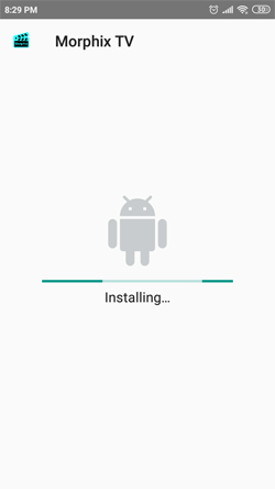 Install Morphix TV on Android Smartphones