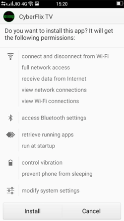 Install Cyberflix on Android Smartphones