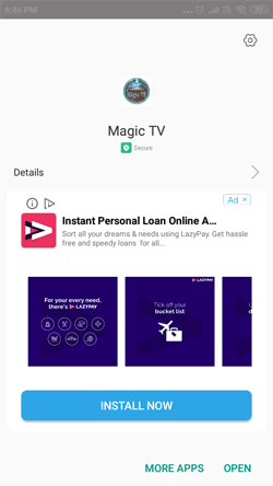 Install Magic TV on Android Smartphones