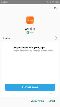 Install Sony Crackle on Android Smartphones