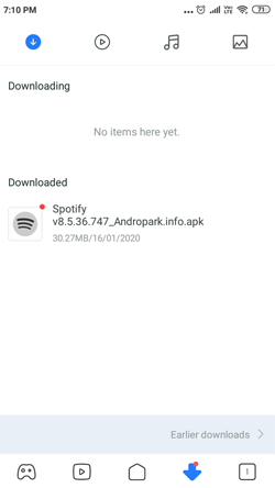 Install Spotify Premium on Android Smartphones