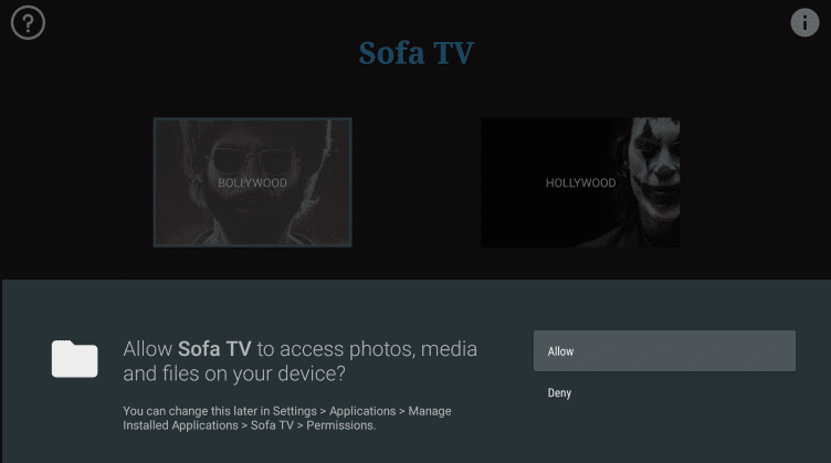 Install Sofa TV App on Firestick