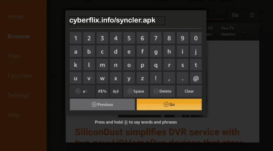Install Syncler on Firestick